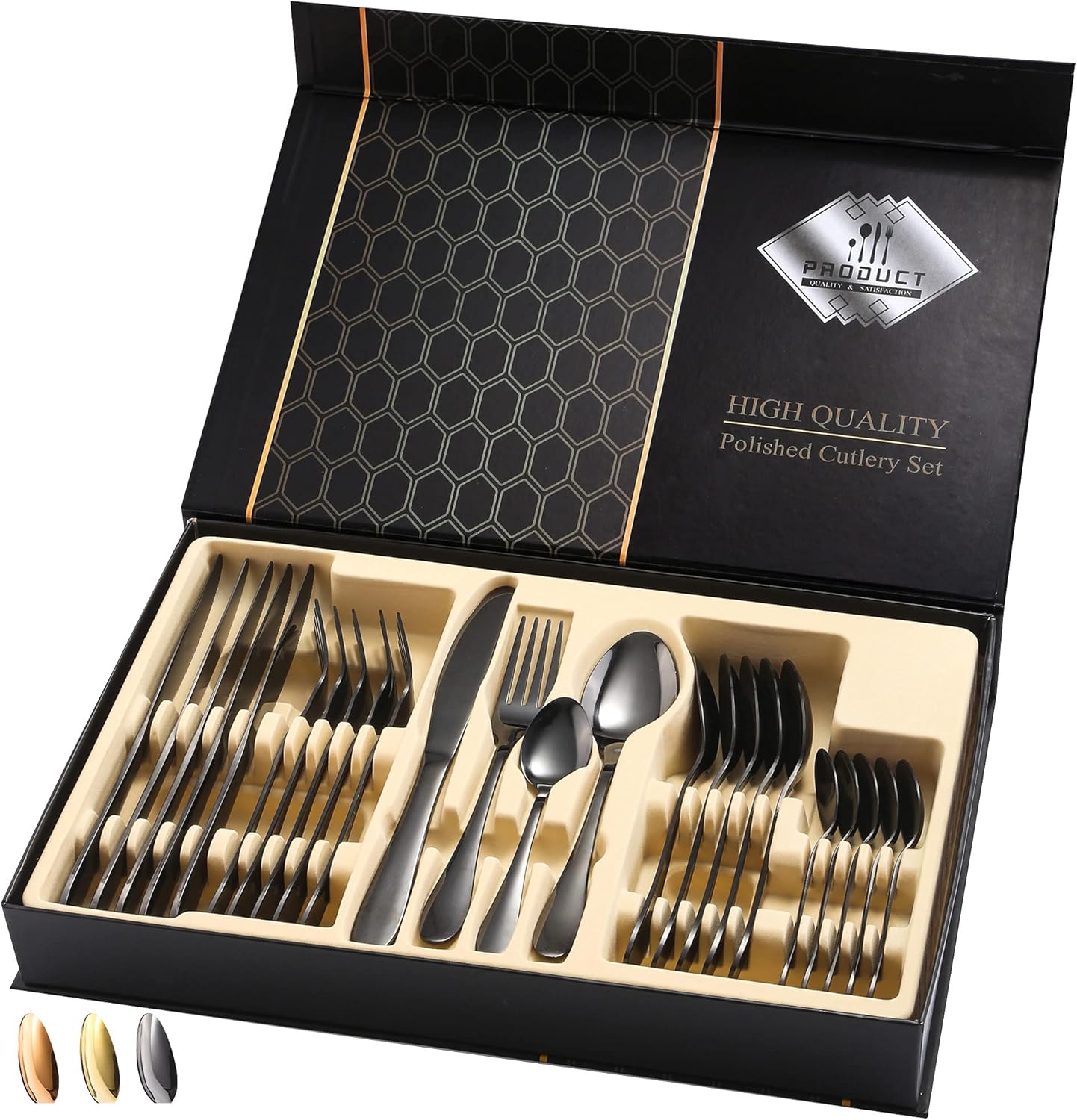 Avalon Black silverware